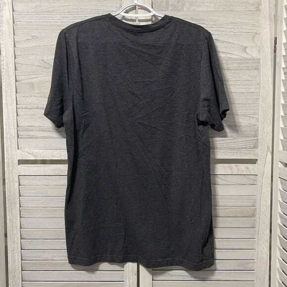 Bella Canvas Womens Large T Shirt Fireworks Flip Flops and Freedom Gray - Picture 2 of 7